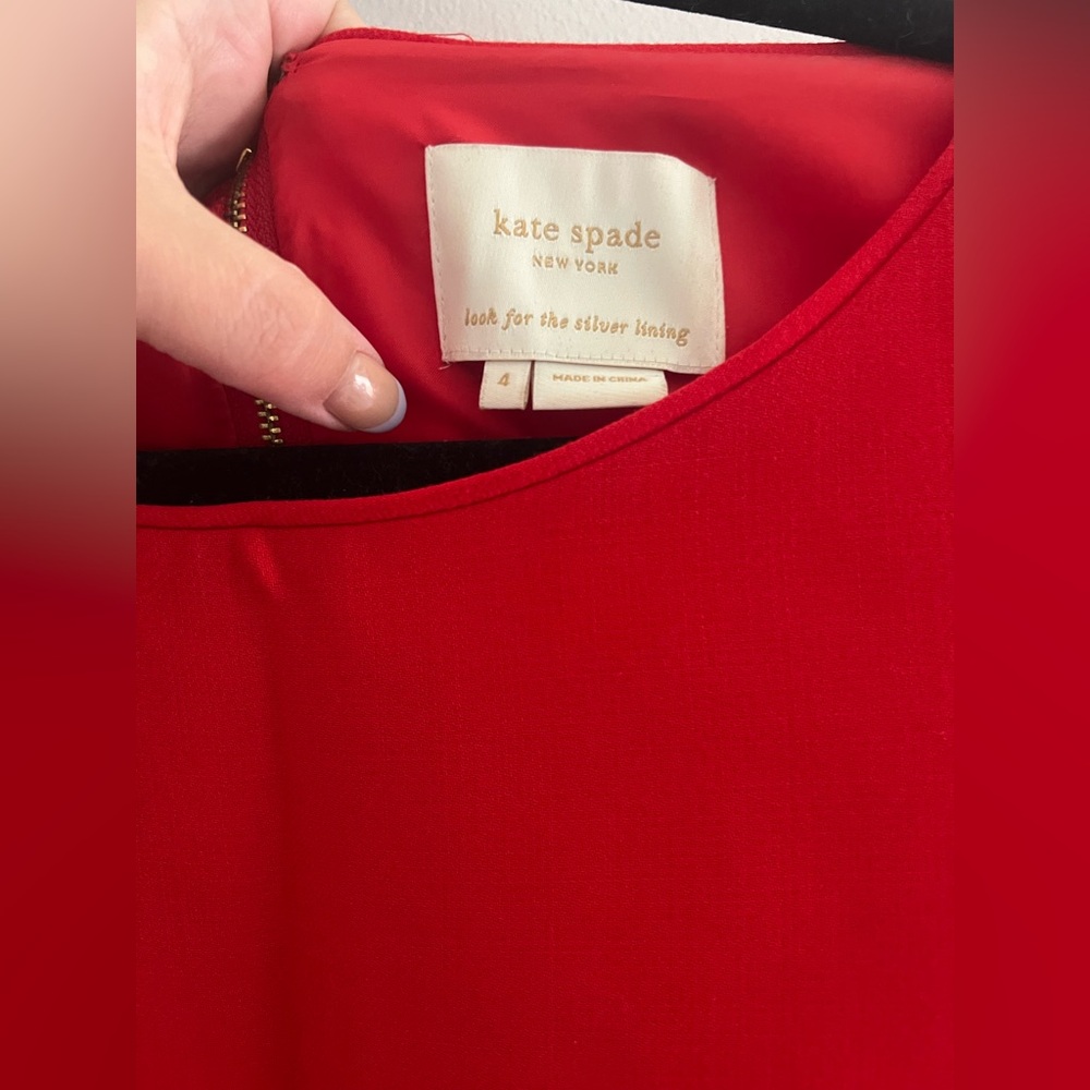 Kate Spade Luna Flare Sleeve Dress Size 4 - Picture 4 of 8